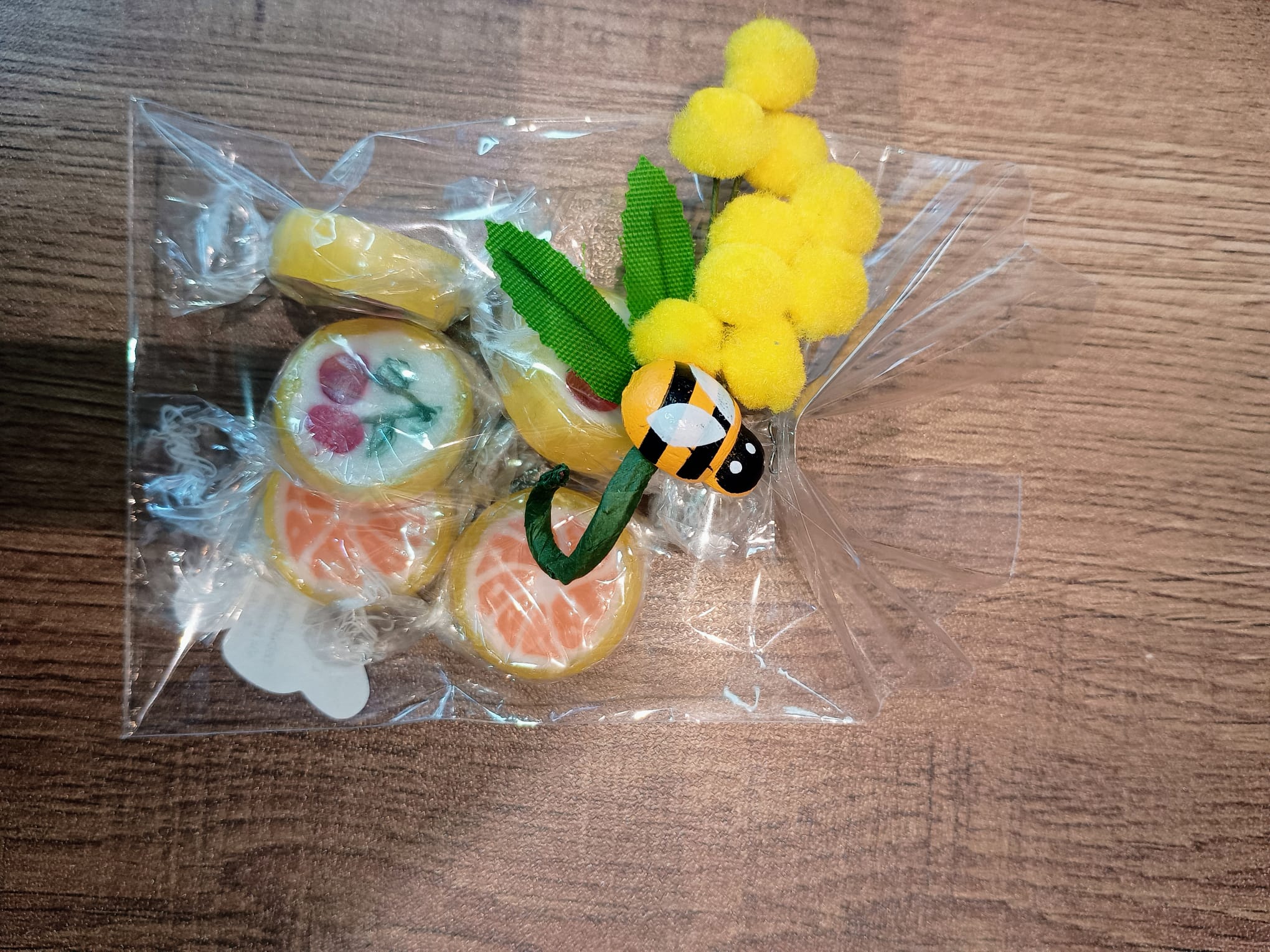 Sacchettino con Carammelle Rocks e decorazione